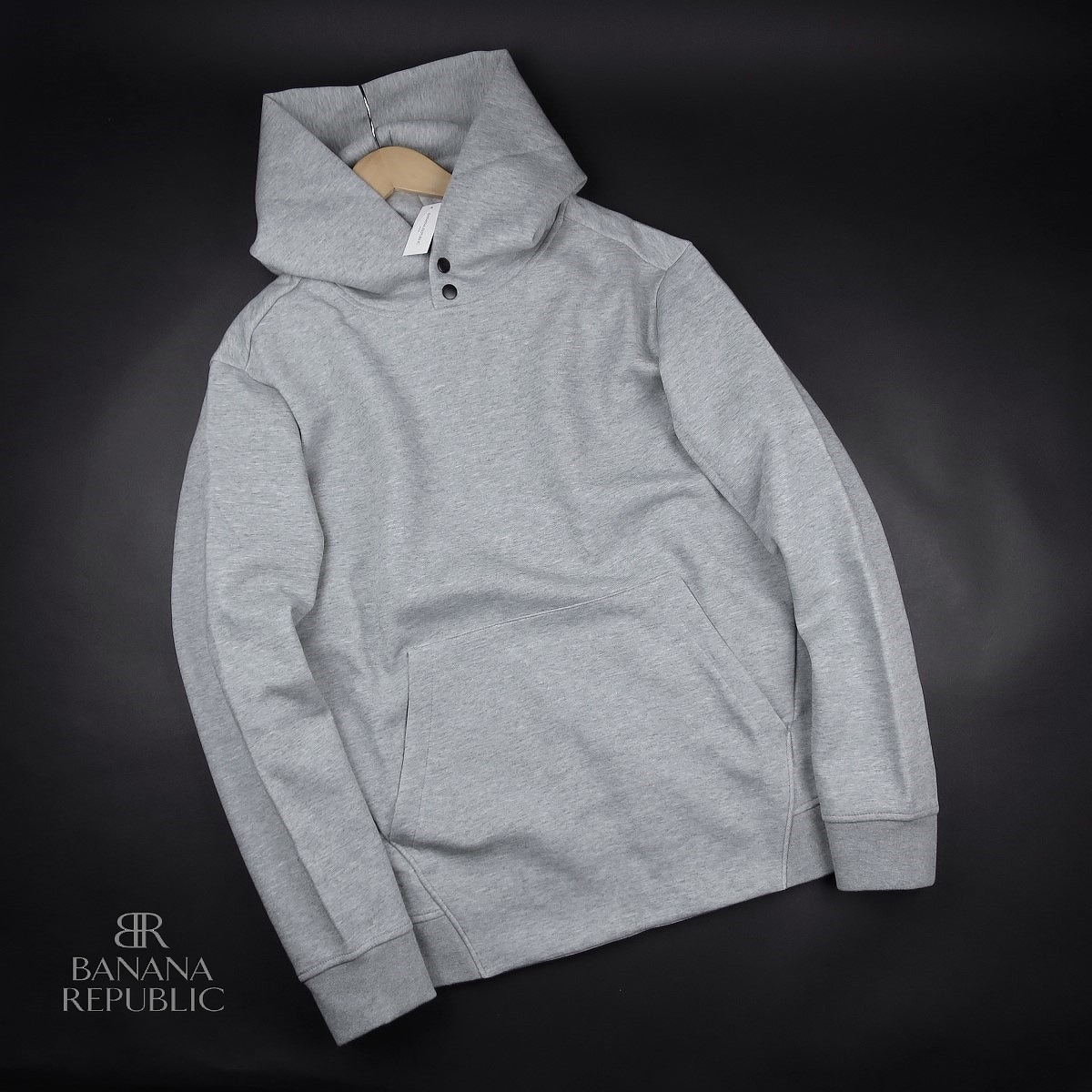 新品★BANANA REPUBLIC/バナナパブリック/日本限定 スキューバパーカー637/01灰/【M】