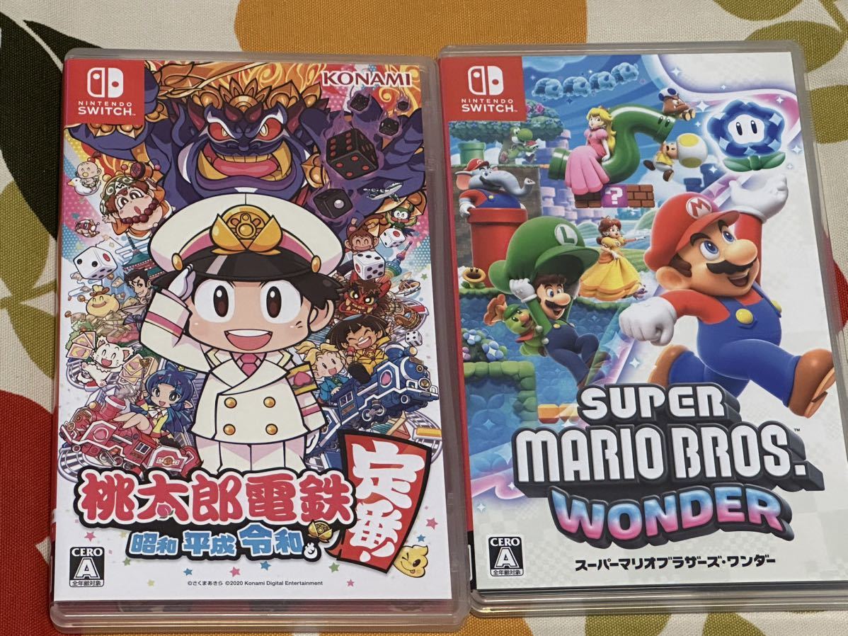 スーパーマリオワンダーと桃太郎電鉄