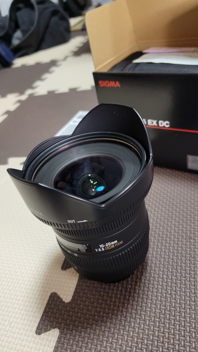 10-20mm EX DC Nikon for 公式通販 美品 Nikon用 SIGMA　10-20㎜　F3.5 EX DC HSM　シグマ　ニコン用