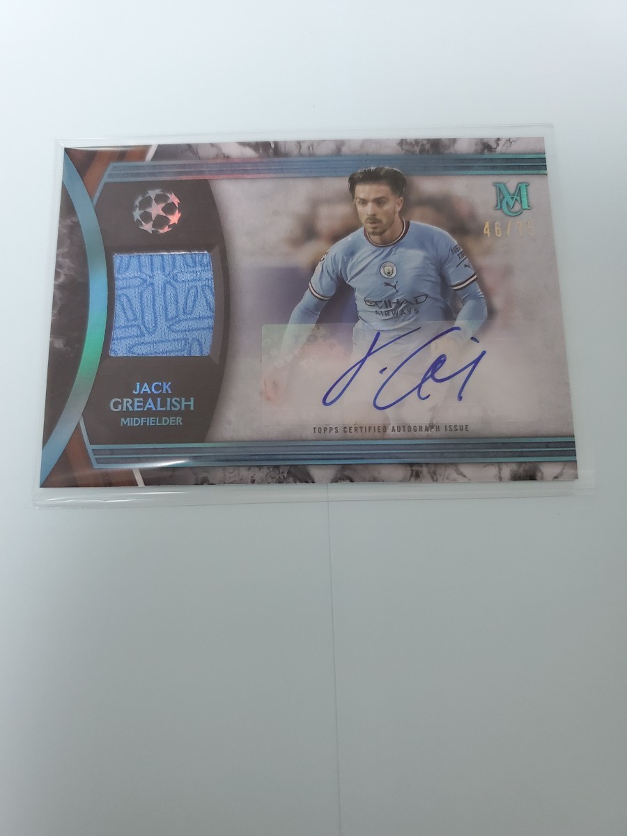 75枚限定 ジャック グリーリッシュ 2022-23 Topps Museum Collection 