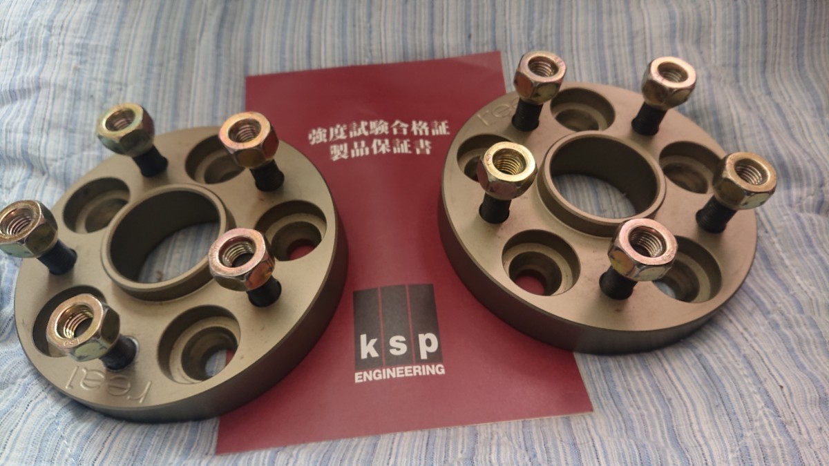 REAL ワイドトレッドスペーサー PCD100 5穴 ハブ径54mm M12 P1.5 厚さ25mm