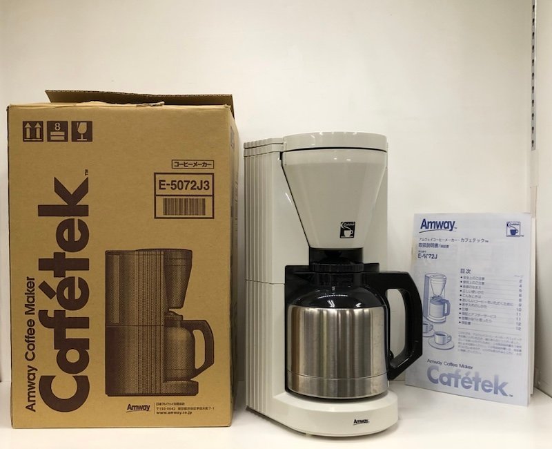 Amway アムウェイ コーヒーメーカー Cafetek E-5072J カフェテック ドリップコーヒー 2013年製 230907PT010106