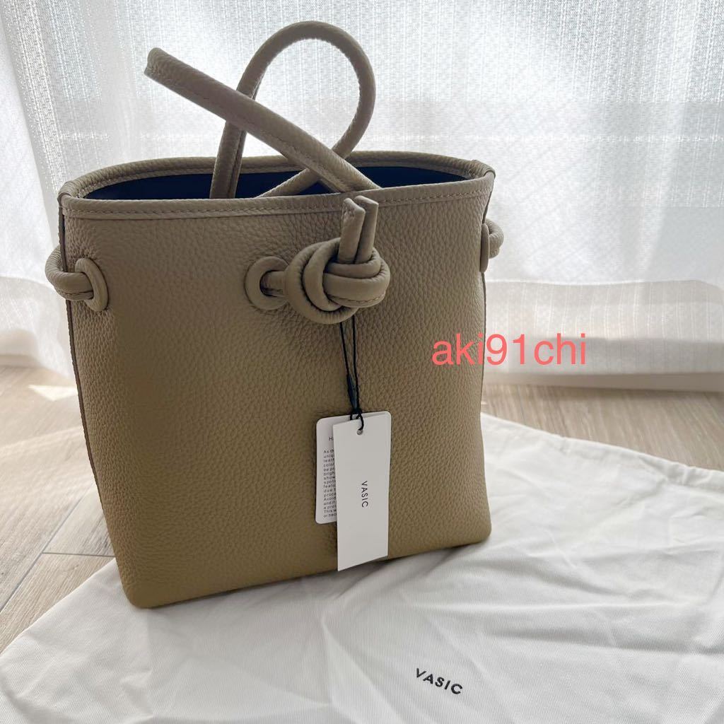 VASIC BOND MINI ショルダーハンドバッグ グレージュ系 ヴァジック 