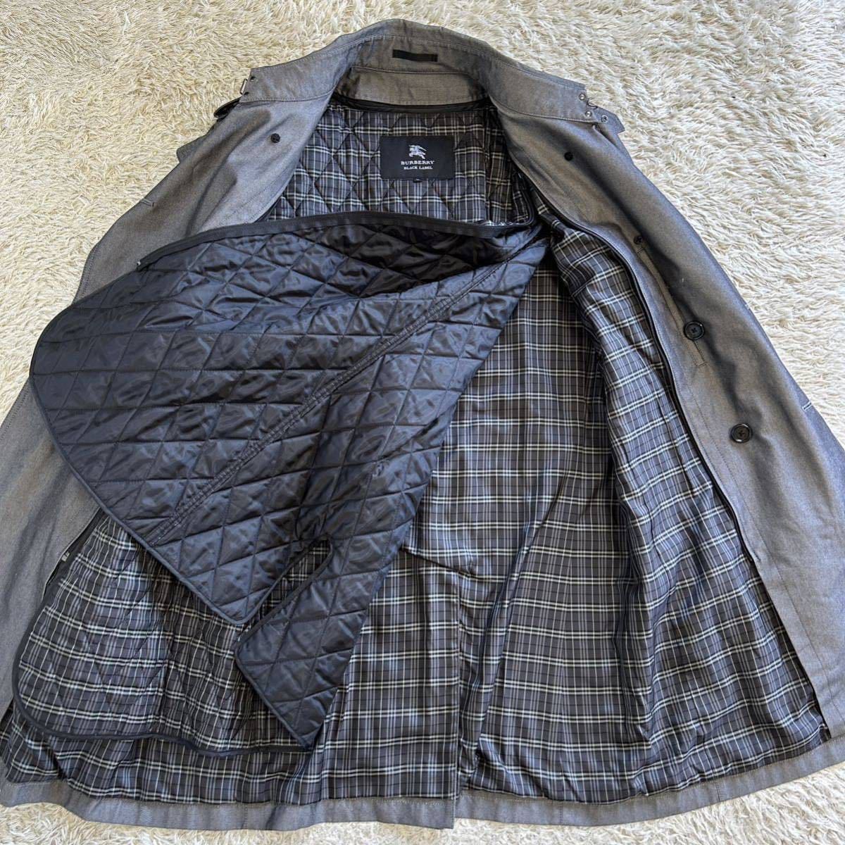 稀少LLサイズ!! バーバリーブラックレーベル『溢れる高級感』BURBERRY