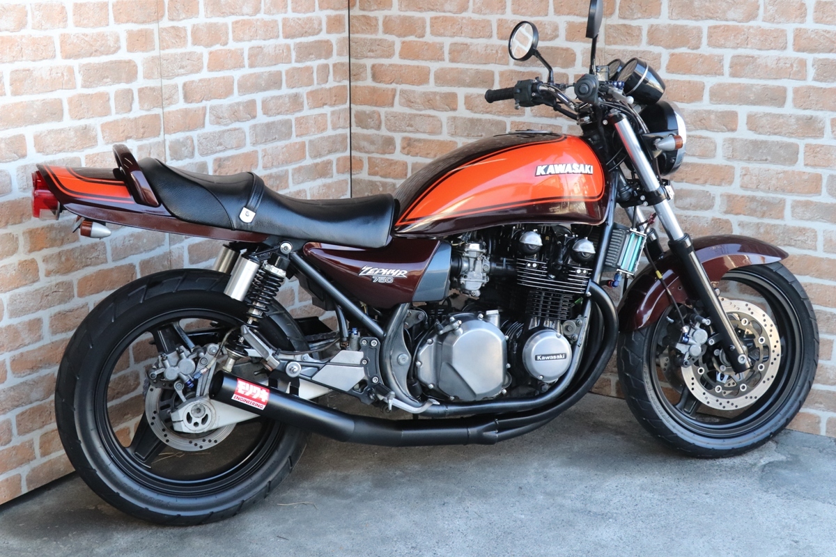 横浜～ Kawasaki ゼファー750 国内 平成2年式 初期型C1 Z2火の玉