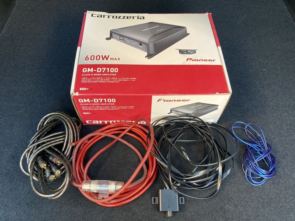 carrozzeria GM-D7100アンプ AVシステムアップ パワーアンプ GM