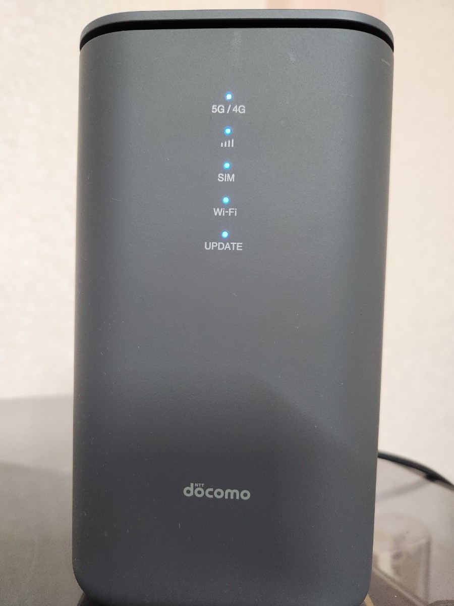 シャープ docomo ホームルーター home 5G HR02 (Dark Grey) home 5G