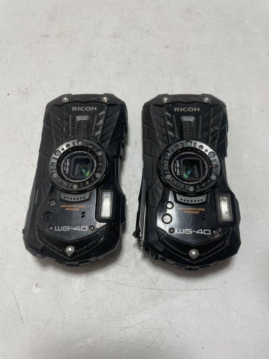 未確認 デジタルカメラ RICOH WG-40 2台まとめて売る RICOH WG-40 WG-50