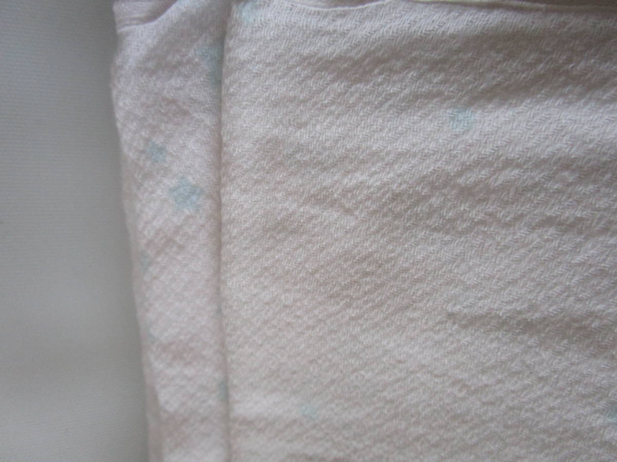 リサイクル品　中古　絵柄　ドビー織り布おむつ　５０枚セット　使用感有　名前記載　シミ有り　等混在　現品限り