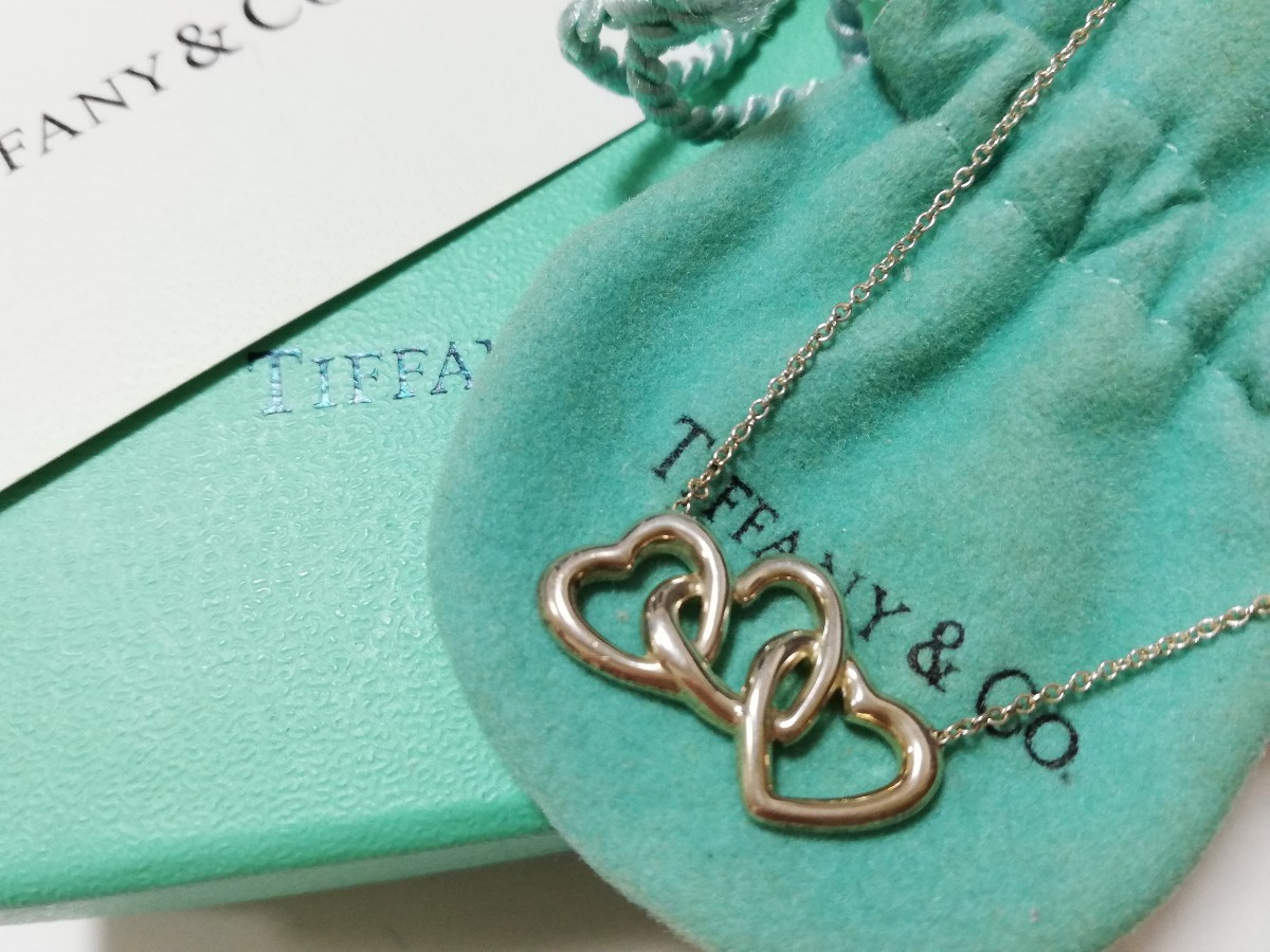 TIFFANY&Co. ティファニー ネックレス トリプルオープンハート