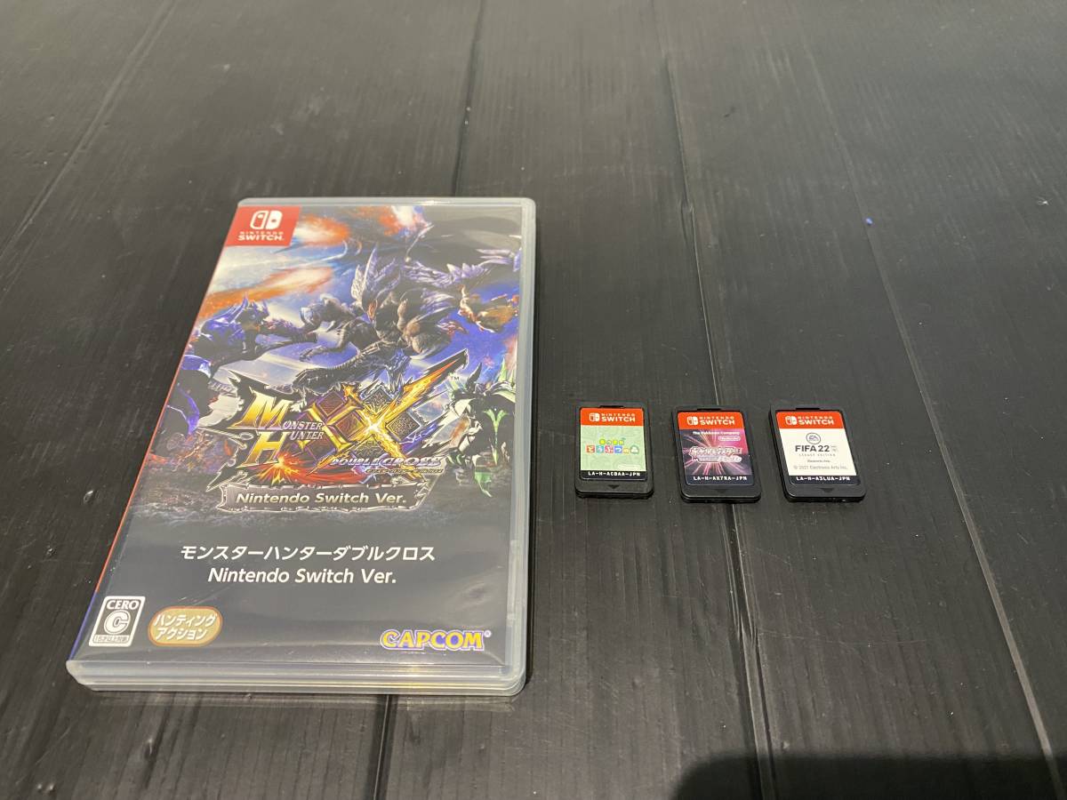 ★ニンテンドースイッチ★ソフト まとめ売り モンスターハンターダブルクロス/あつまれどうぶつの森 他【中古/現状品/動作未確認】
