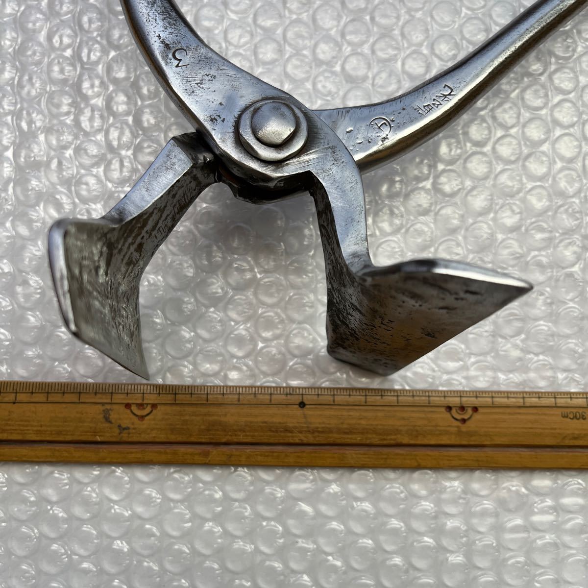 盛光 ツカミ箸 板金工具 8㎝工具 職人 道具 金物 全長25㎝ 板金工具 重光？？？ 板金ツカミ 板金つかみ 板金掴み 板金工具 ツカミ箸 掴み箸