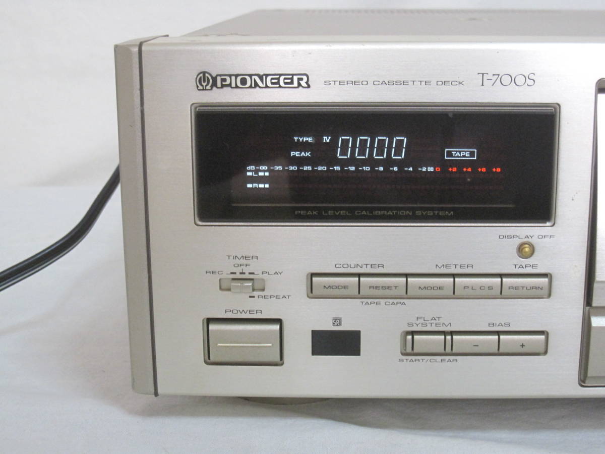 パイオニア ステレオカセットデッキ T-700S ジャンク Pioneer パイオニア T-700S カセットデッキ ジャンク パイオニア