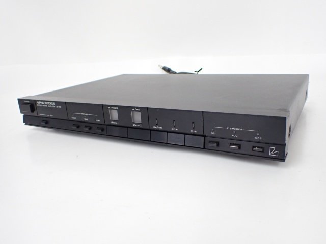 ALPINE/LUXMAN ステレオフォノイコライザー LE-109 本体 ALPINE/LUXMAN LE-109 MM/MCフォノイコライザーアンプ ラックスマン