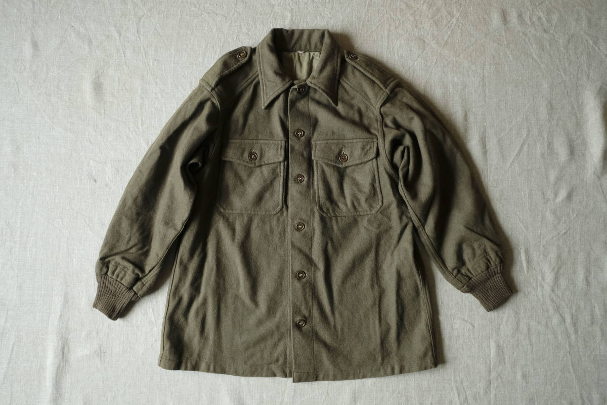 1950年代 アルジェリア戦争時に支給されていたウール製ジャケット ミリタリー フランス ヴィンテージ (50s France Vintage Military)