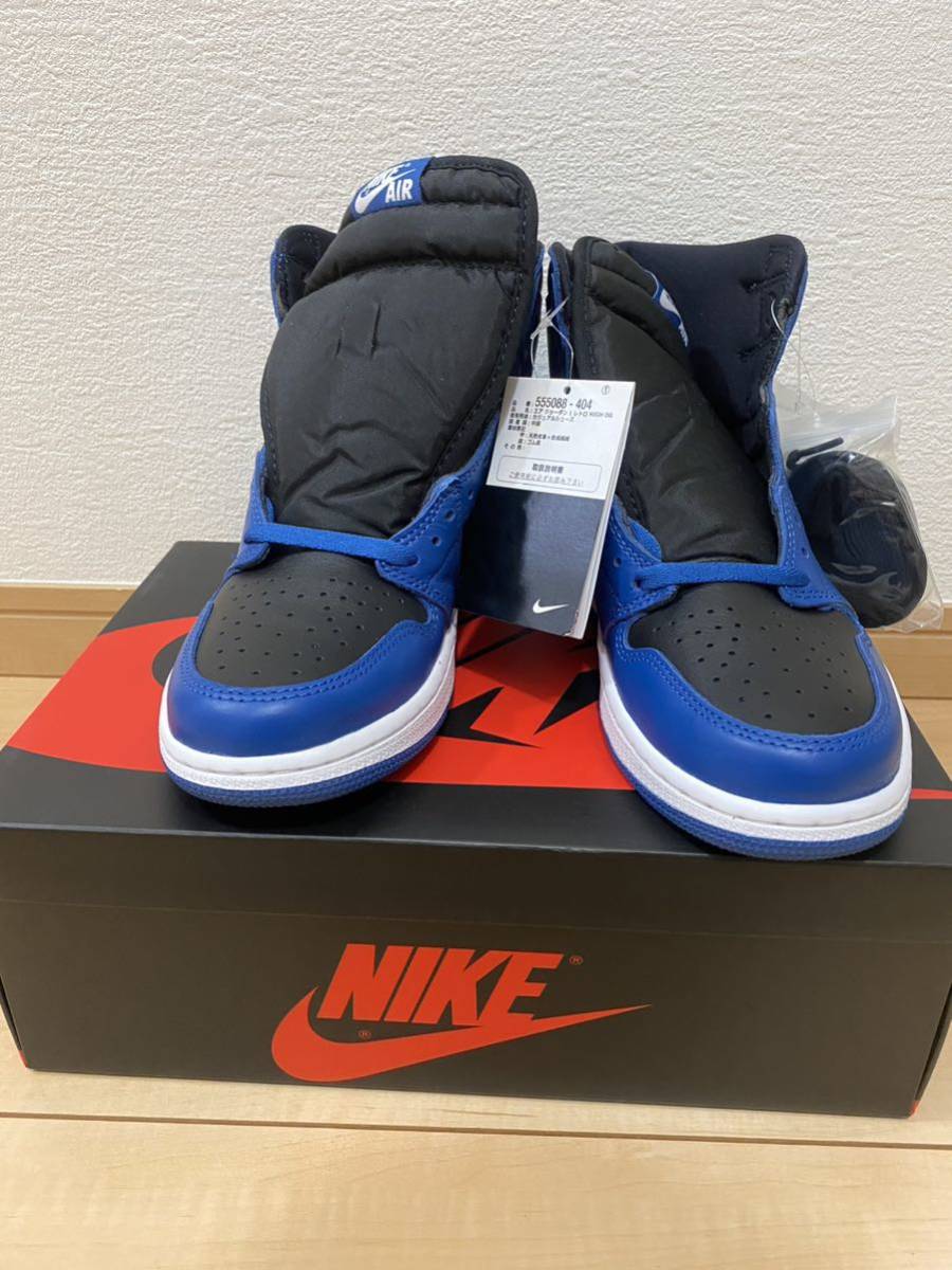 NIKE ナイキ 26.5cm AIR JORDAN 1 RETRO HIGH OG DARK MARINA BLUE エアジョーダン1 ダークマリーナブルー US8.5 黒タグ付き　艶あり