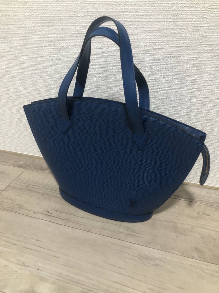 【1円スタート】ルイヴィトン エピ サンジャック ブルー バッグ ショルダーバッグ レディース　L２２７３