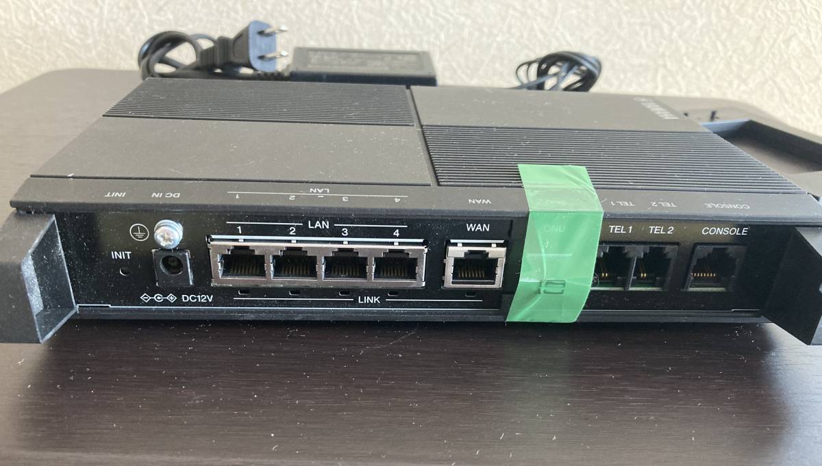 YAMAHA ギガアクセスVoIPルーター ヤマハ NVR510 動作未確認 現状渡し