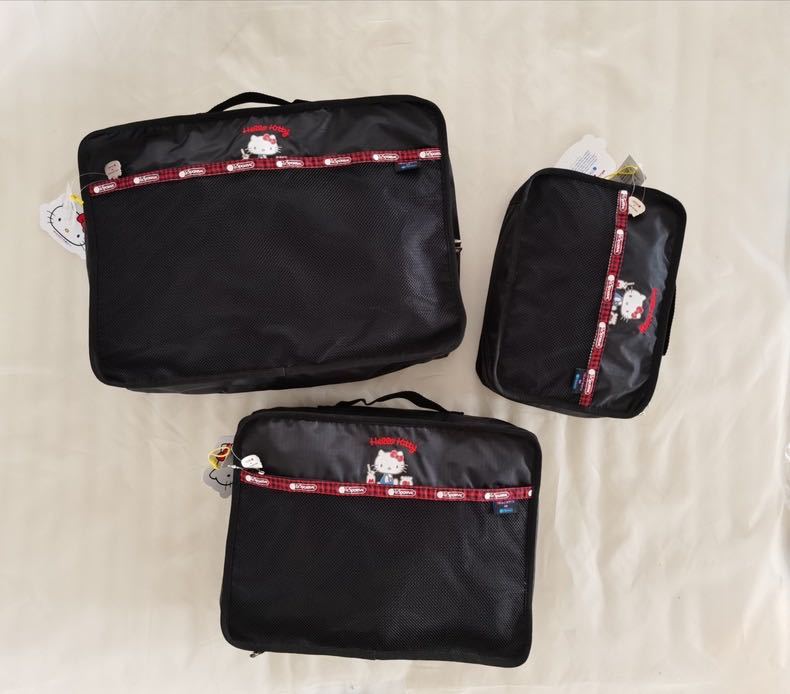 ✨新品タグ付 レスポートサック×ハローキティ トラベルポーチ 3点