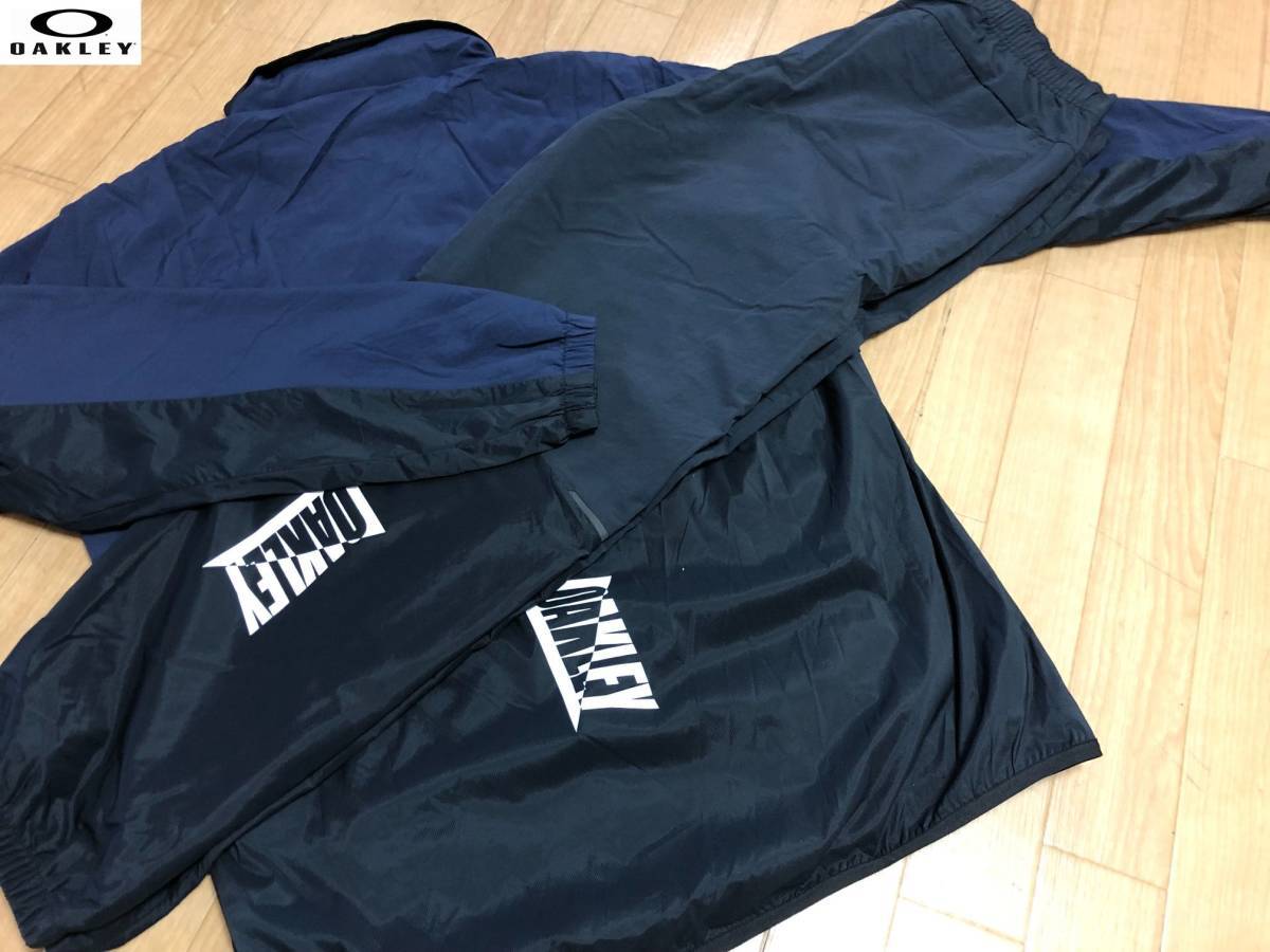 OAKLEY(オークリー) 撥水，防風，保温，ストレッチ，UPF30+ ENHANCE WIND WARM HD 上下セット FOA402885-FOA402959(FATHOM×BLACKOUT)ＸＬ