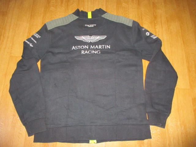 アストンマーチンレーシング　サイズXL　オフィシャル　全刺繍ロゴ　トラックジャージ・ジャケット　美中古　少難　スーパーGT・F1