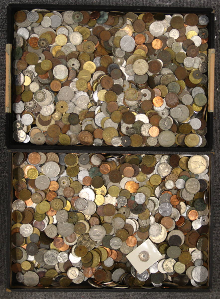 混合古銭 9011g まとめて おまとめ 大量 海外コイン 外国コイン 銅銭 