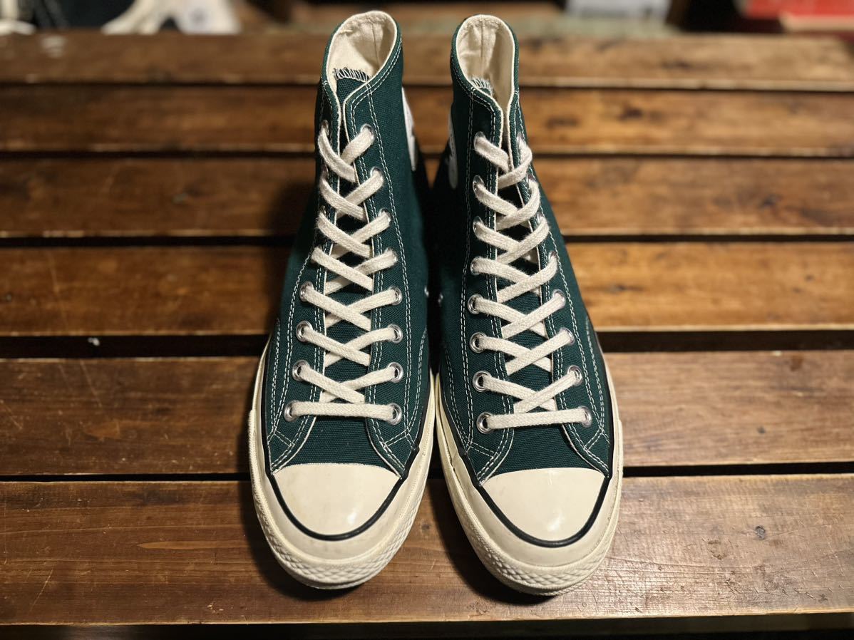コンバース chuck Taylor チャックテイラー ct70 オールスター CONVERSE 三ツ星 ハイカット HI ALLSTAR グリーン カーキ 26.5