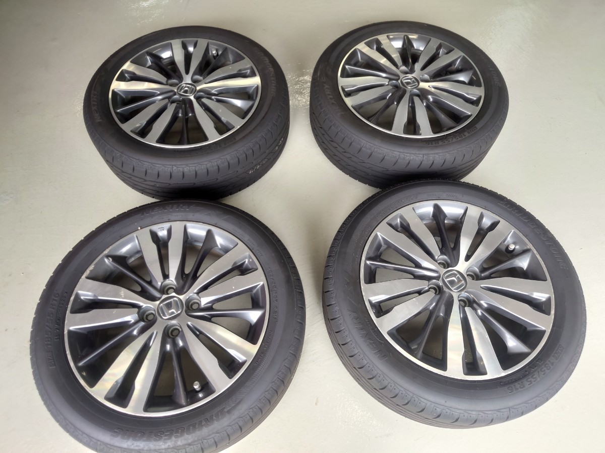 中古 ホンダ純正16インチアルミホイールタイヤセット 手渡し対応 16 