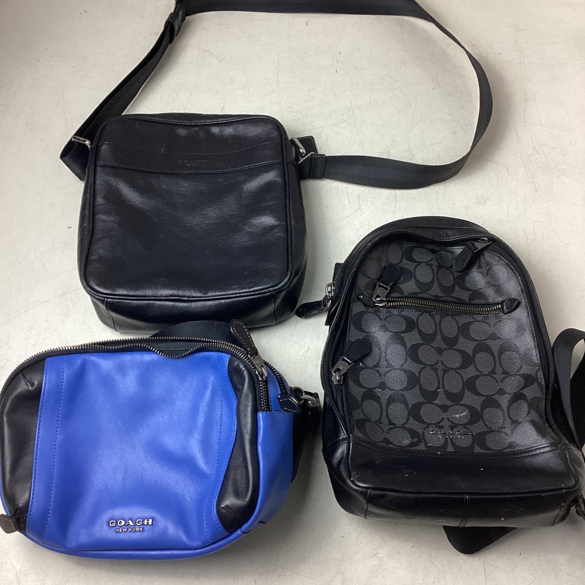【爆買い，お得】 oo542 COACH バッグ 3点セット COACH NEWYORK コーチ ショルダーバッグ(その他)｜売買されたオークション情報、yahooの商品情報をアーカイブ公開 - オークファン かばん、バッグ