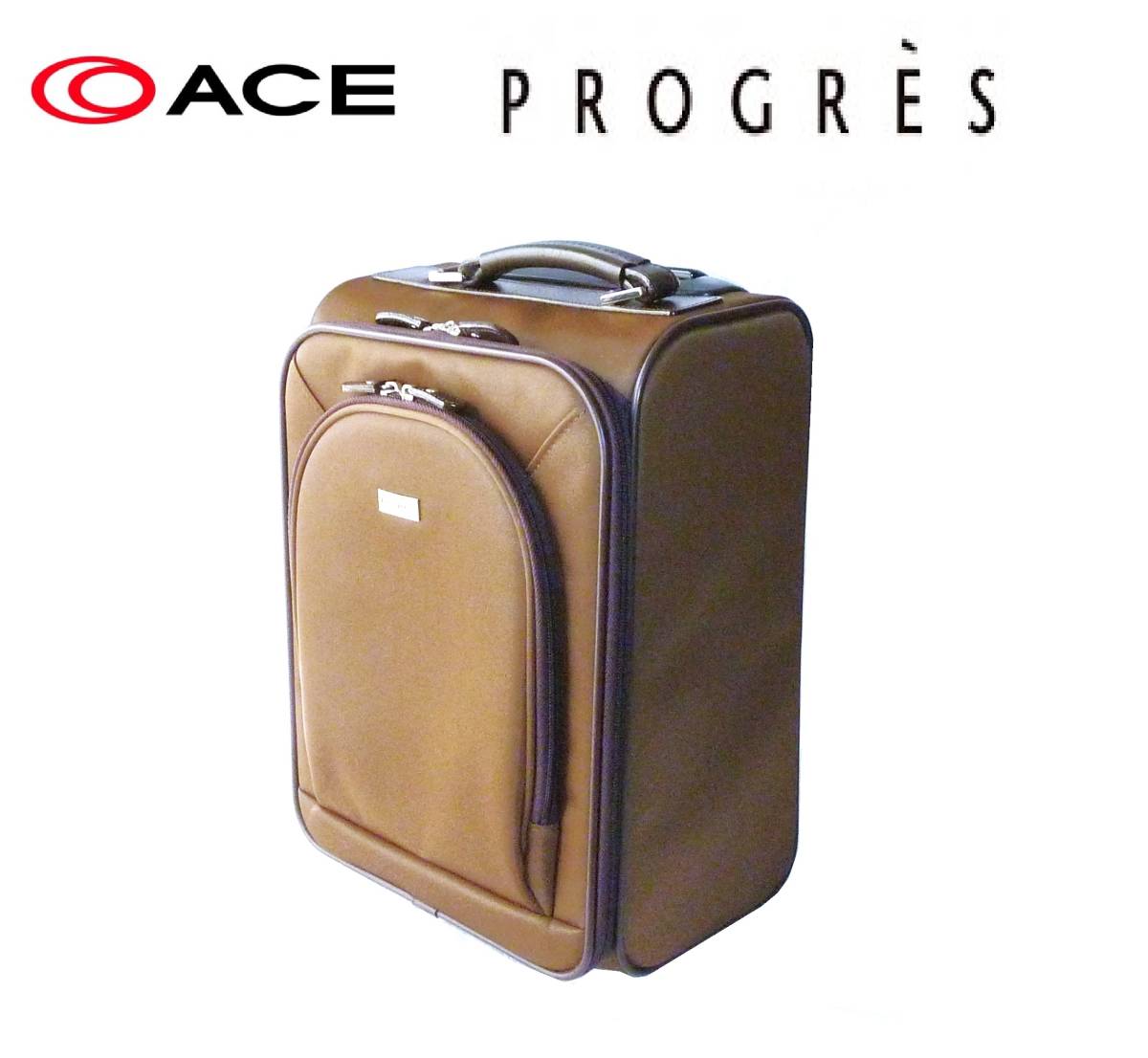 PTB2 ACE Progre's プログレ 二輪 キャリーバック 機内持ち込み BROWN