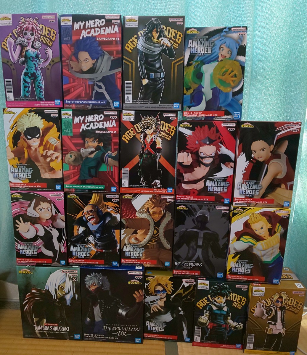 プライズフィギュア まとめ売り 僕のヒーローアカデミア、ヒロアカ・19