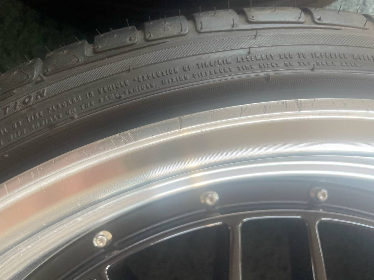 深リム BBS LM　タイプ 20インチ×10J ET＋40　PCD114.3 5穴 245/35ZR20 タイヤ・ホイール4本セット_3