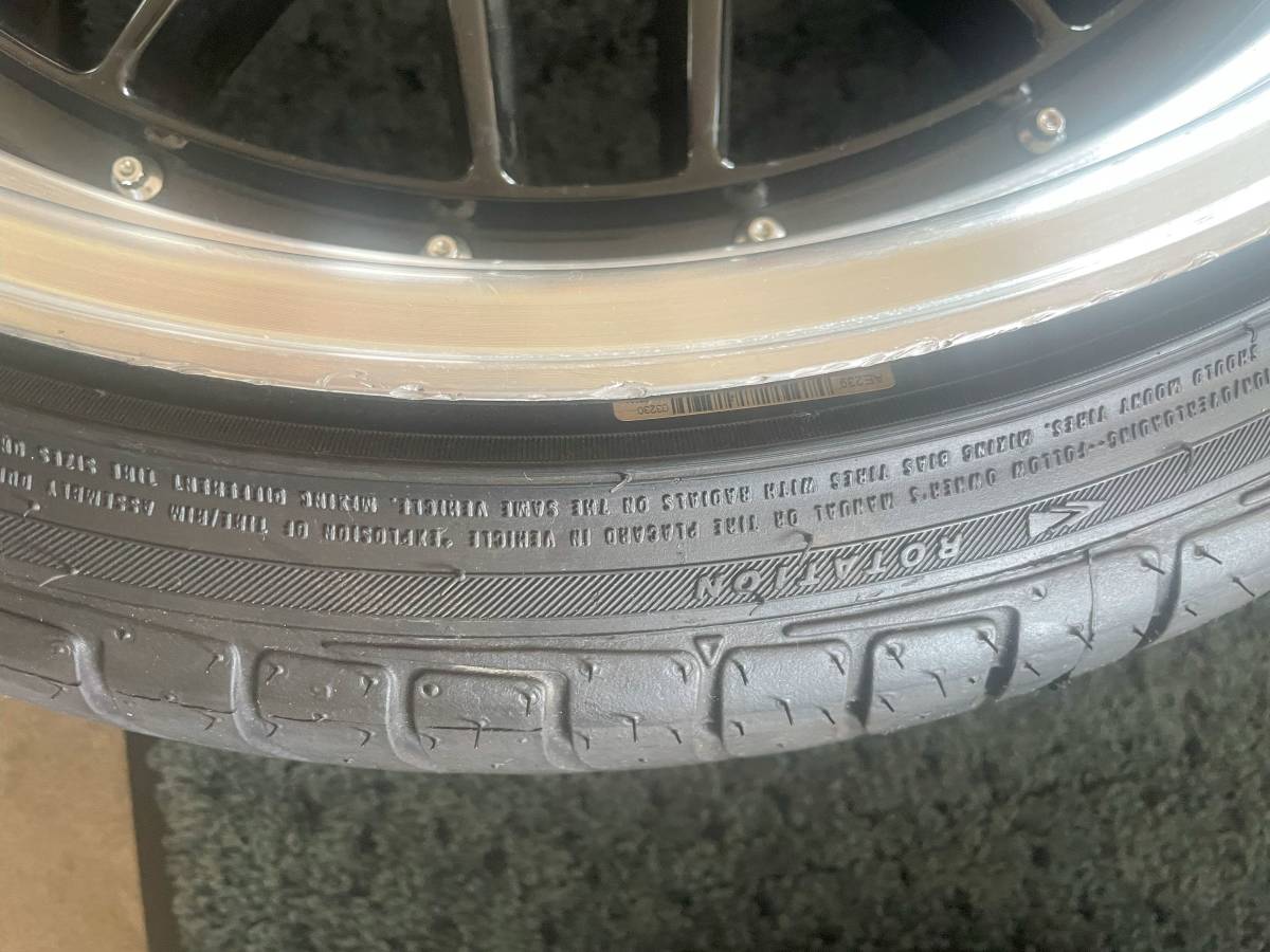 深リム BBS LM　タイプ 20インチ×10J ET＋40　PCD114.3 5穴 245/35ZR20 タイヤ・ホイール4本セット_4