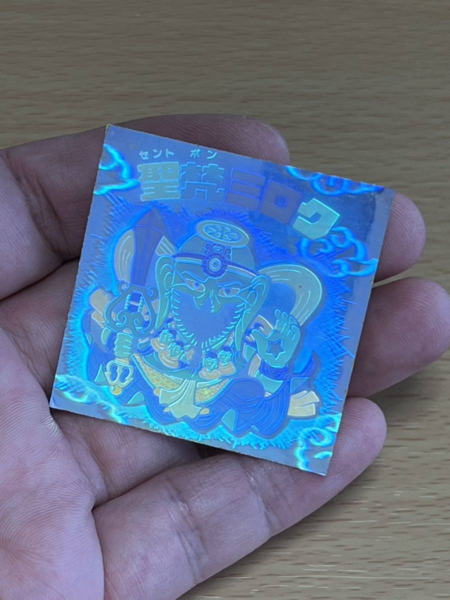 美品〜　①　旧ビックリマン　ヘッド　シール　聖 梵 ミロク 