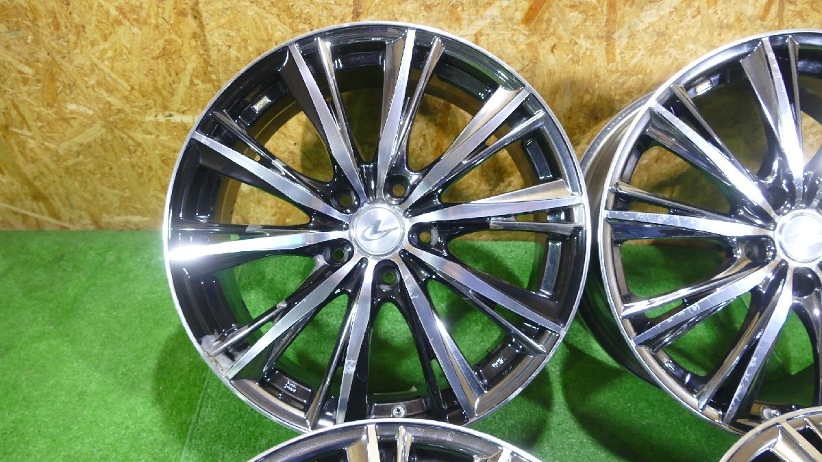 レオ様⁂ R5332IS Weds レオニス 18インチ アルミ ホイール 18×7J+47 114.3/5H