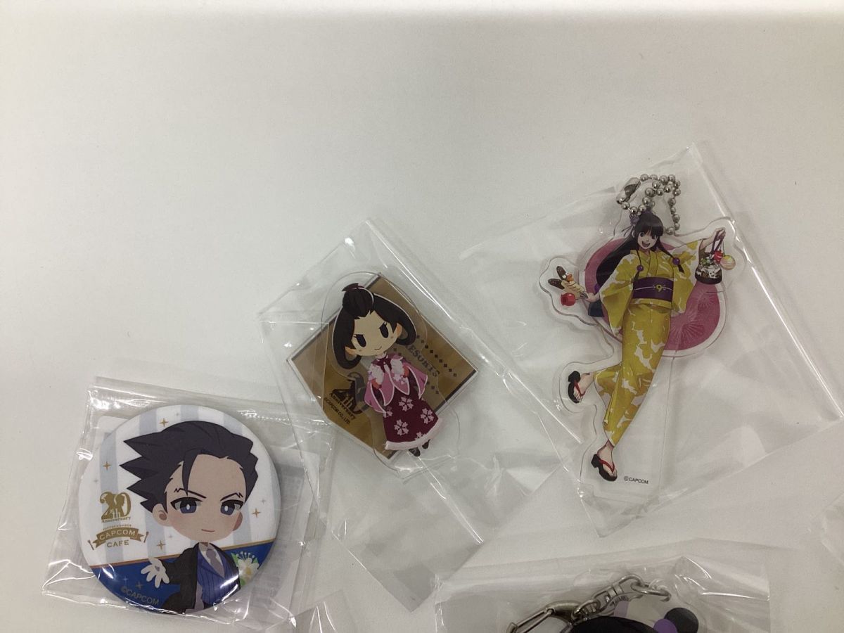 逆転裁判 カプコンカフェ 20th アクリルスタンドキーホルダー 御剣怜侍