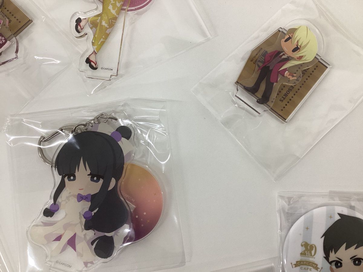 逆転裁判 カプコンカフェ 20th アクリルスタンドキーホルダー 御剣怜侍