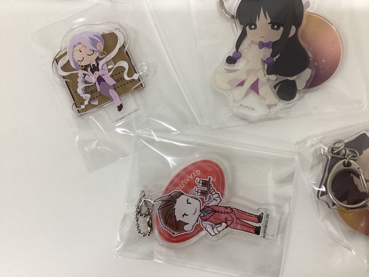 逆転裁判 カプコンカフェ 20th アクリルスタンドキーホルダー 御剣怜侍