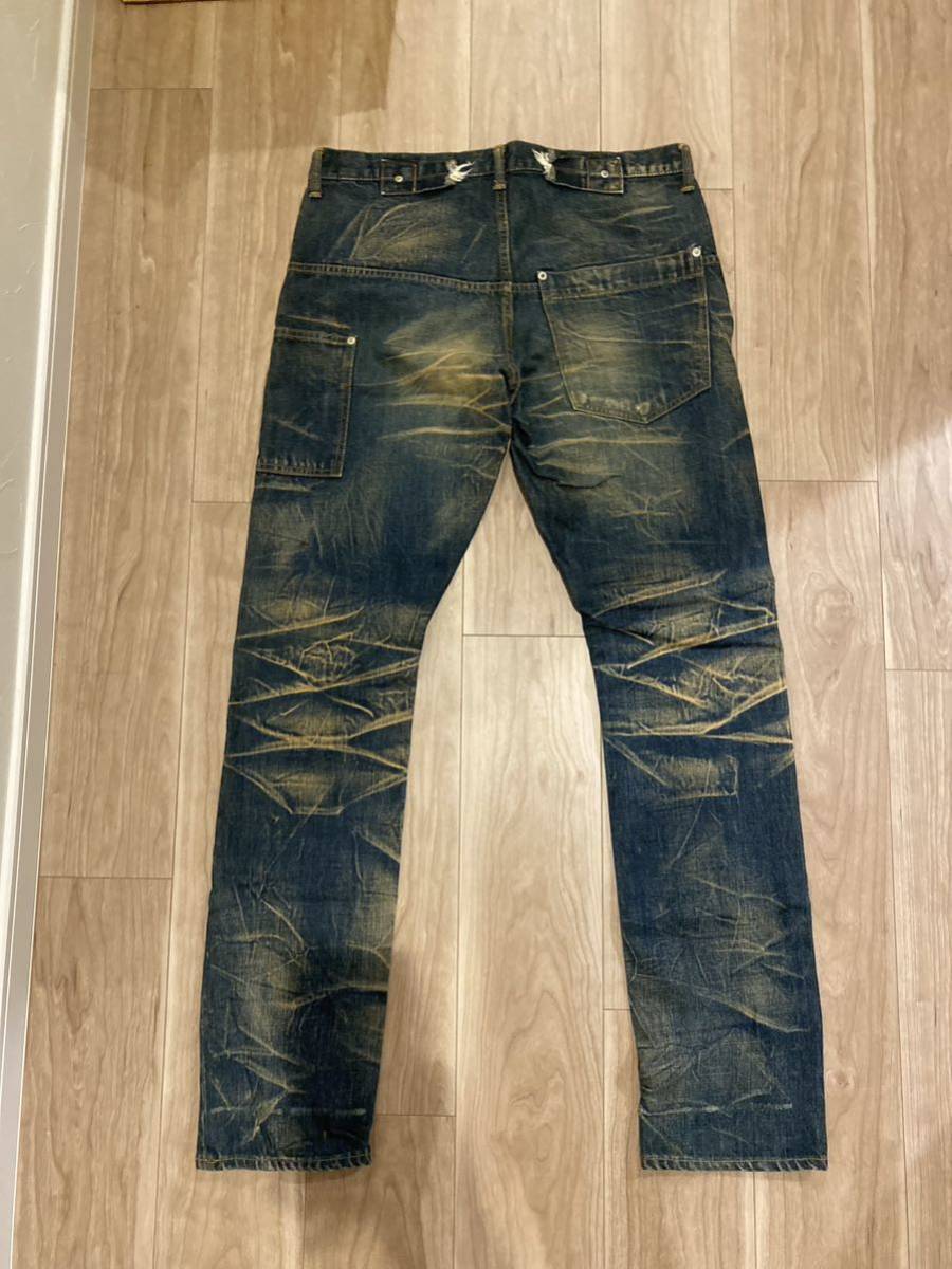 swagger スワッガー 10周年記念 デニムパンツ クラッシュ加工 プライド 