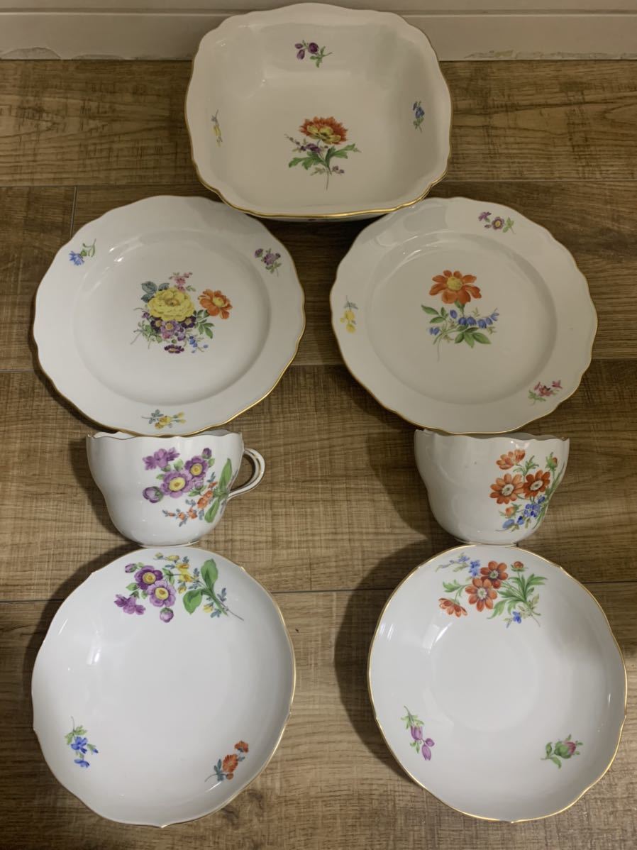 マイセン 散らし小花 Meissen ティーカップ＆ソーサー マイセン 