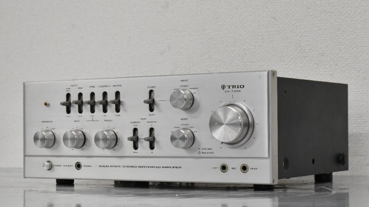Σ8550 ジャンク TRIO トリオ プリメインアンプ KA-7006 TRIO 【公式通販】