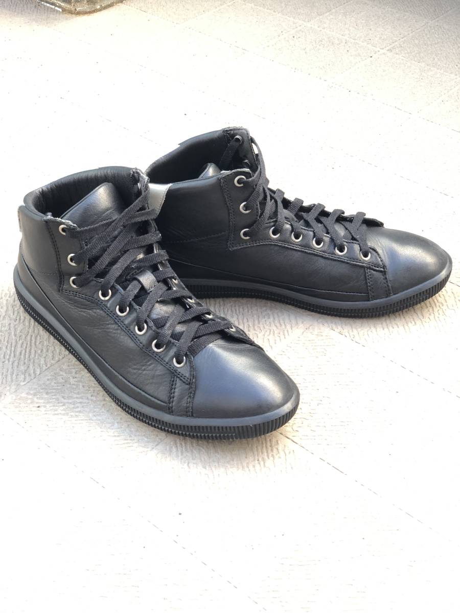 DIESEL ディーゼル★レザースニーカー★ルーマニア製★黒★ハイカット