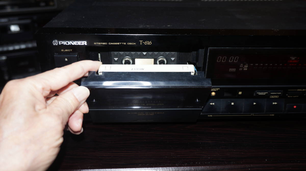 在庫処分 PIONEER パイオニア T-616 3ヘッド カセットデッキ 動作品