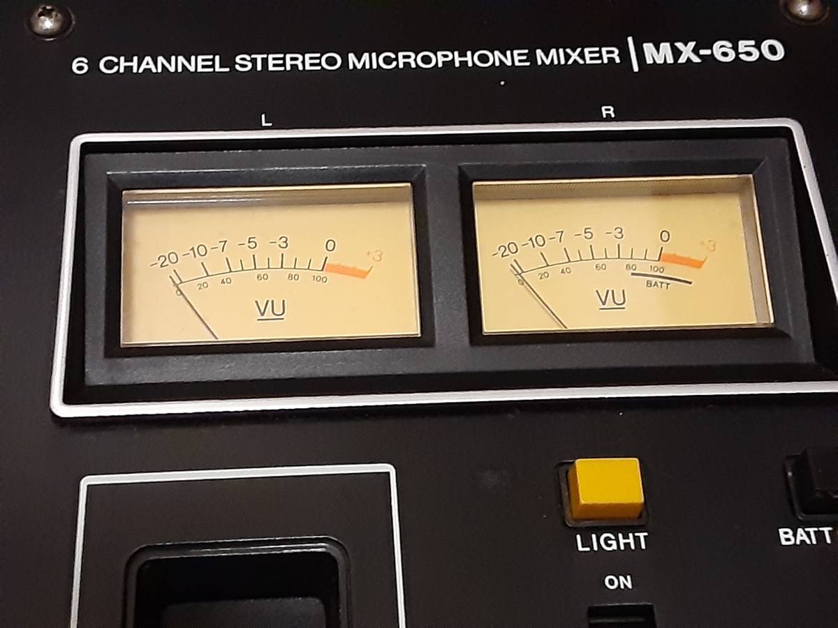 Sony Mic Mixer MX-650 ミキサー ソニーMX-650 ACコードなし 【公式通販】