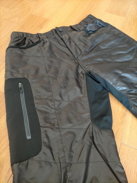 美品 OAKLEY オークリー 中綿入り 撥水加工 トレーニングパンツ L 黒 421902JP ★ゴルフウエア