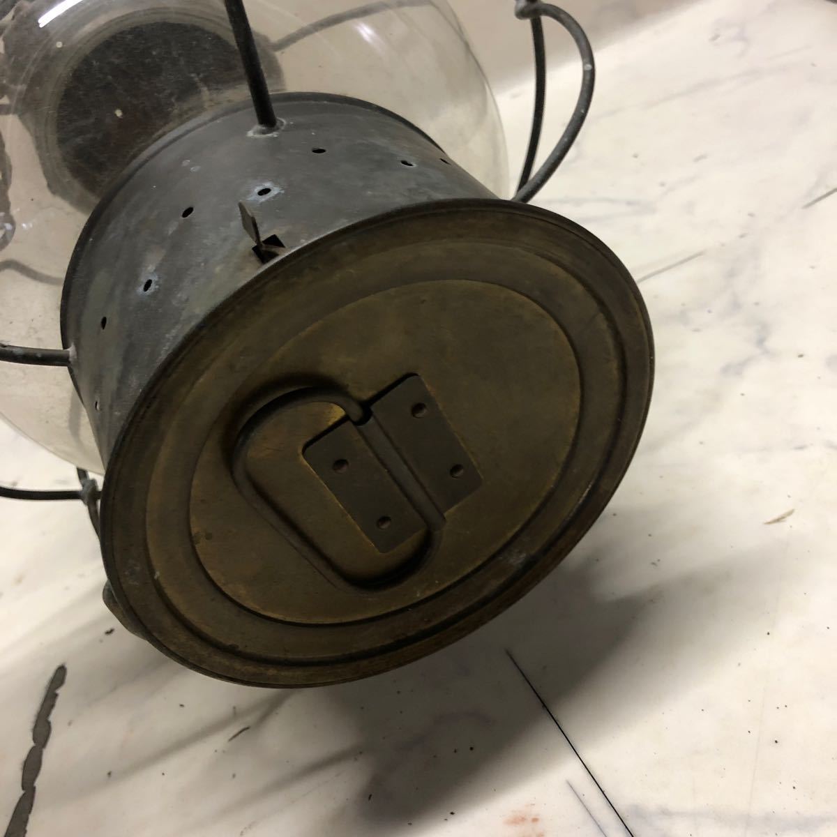 J575) 日本船燈 マリンランプ ボートランプ 石油ランプ BOAT LAMP 真鍮