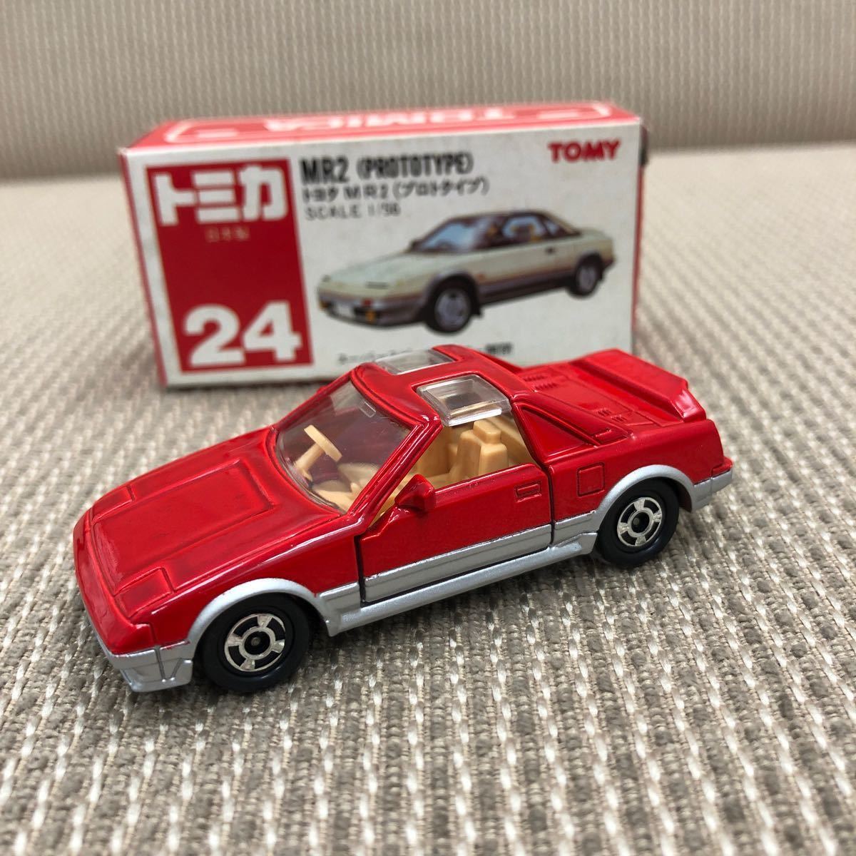 080306 トミカ 赤箱 24 トヨタ MR2 プロトタイプ 日本製