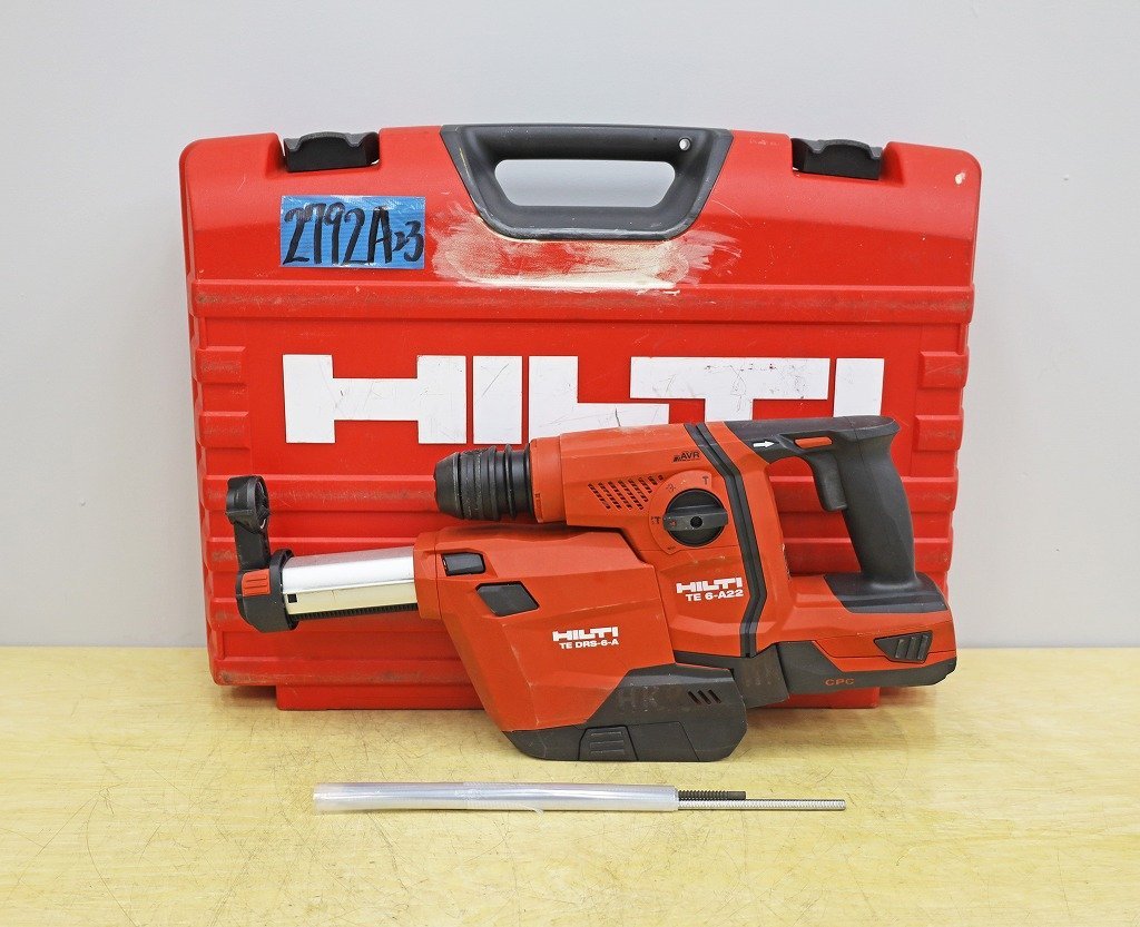 2792A23 HILTI ヒルティ 充電式ロータリーハンマードリル TE6-ADRS 穴あけ