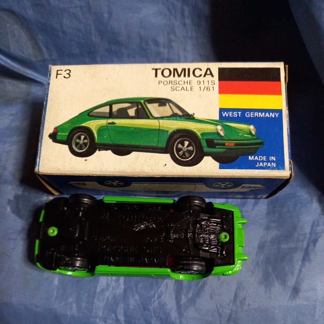 日本製 ポルシェ911S - メルカリ トミカ 絶版トミカ 青箱F3 F3