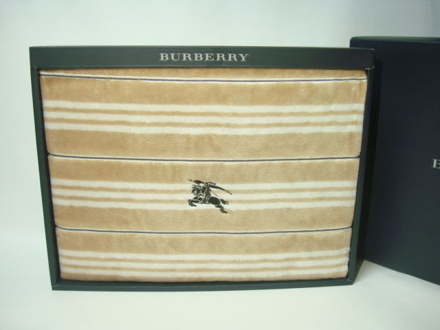 BURBERRY/バーバリー シール織綿毛布 シングル BURBERRY/バーバリー